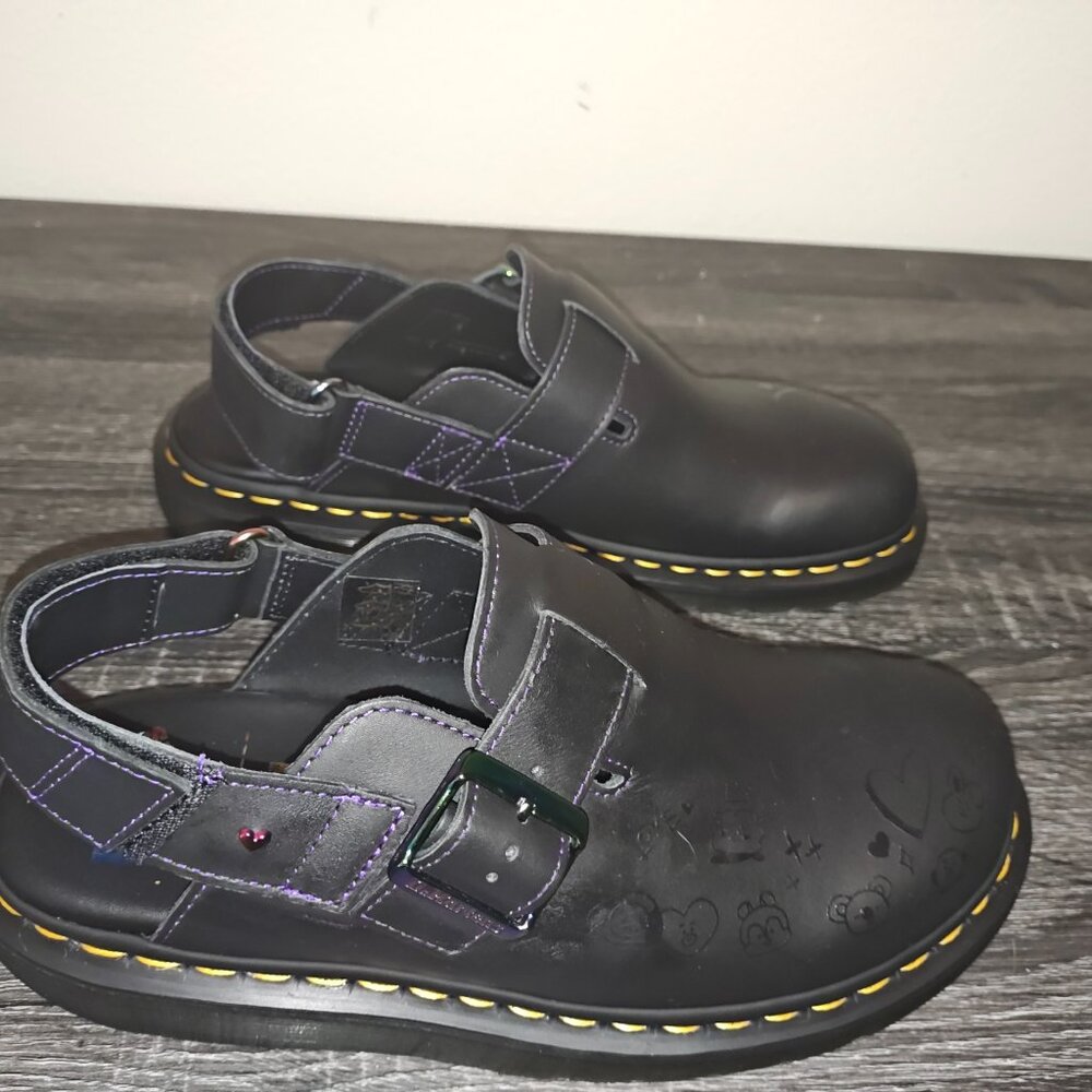 Dr Martin Jorge II BT21Black — Nappa Leather Women's 10 - Picture 3 of 7